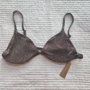 NWT Skims brown cocoa shimmer glitter bikini bottom size 3X